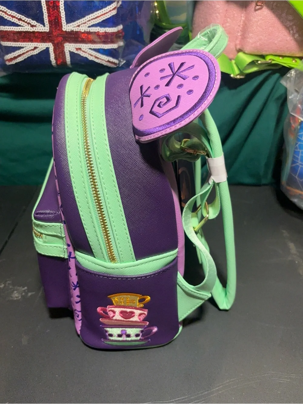 Disney Loungefly Mickey Mouse Main Attraction Mini Backpack Mad Tea Party